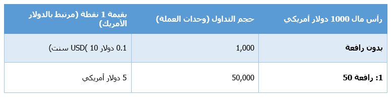 تداول الفوركس بالرافعة المالية